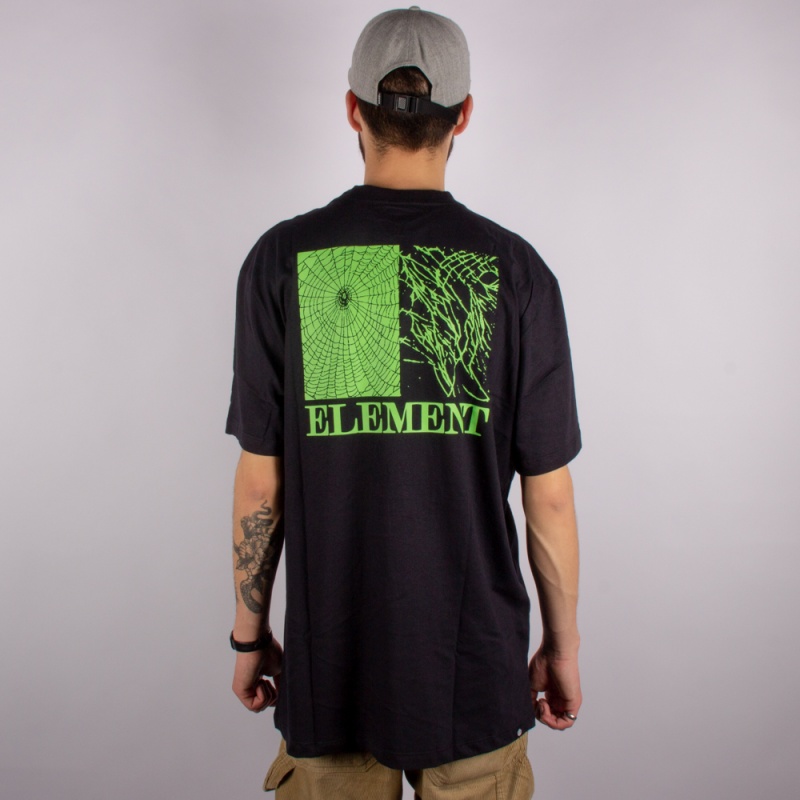 Camiseta Element Spider Preto
